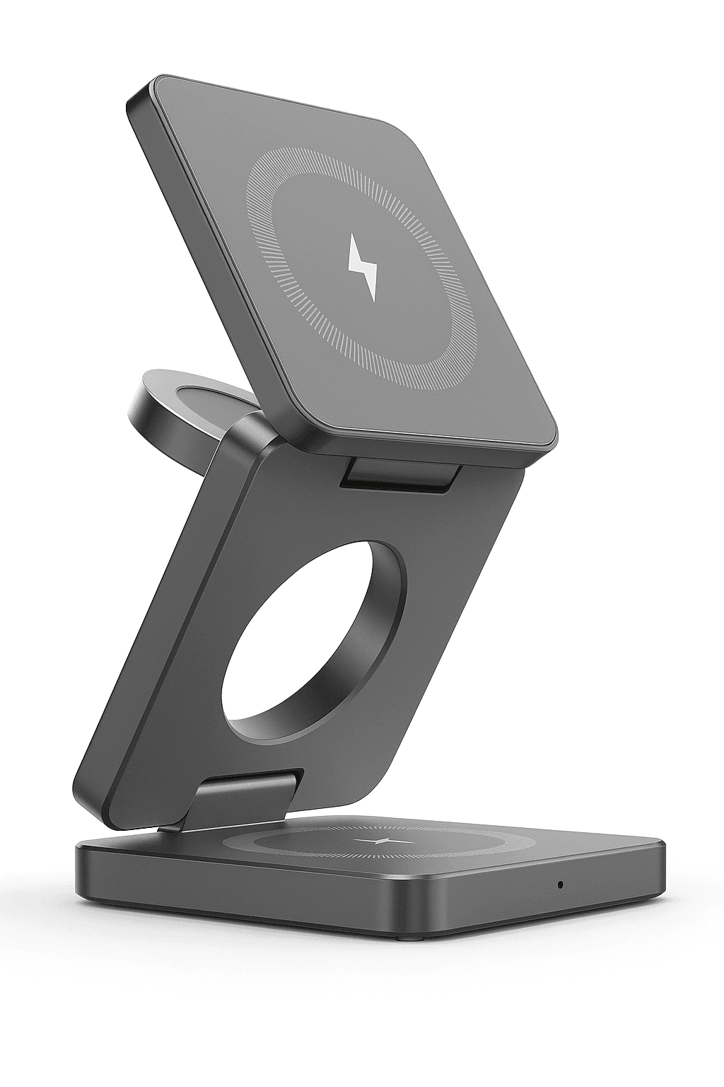 ChargeFold 3-in-1 wireless charger on a modern desk